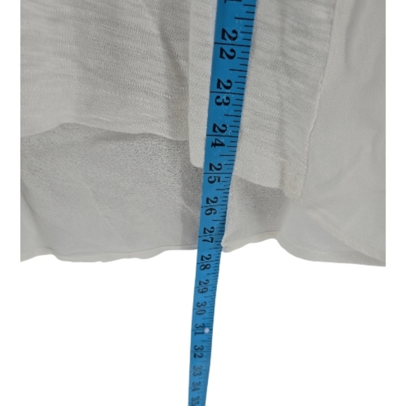 Language NWT Anthropologie Dip Dyed Top Size Medium in Cream & Gray Size - Picture 9 of 10